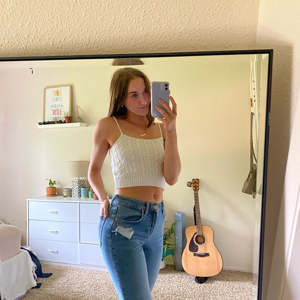 Brandy Melville knit tank top